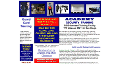 Desktop Screenshot of guardcardsandiego.com